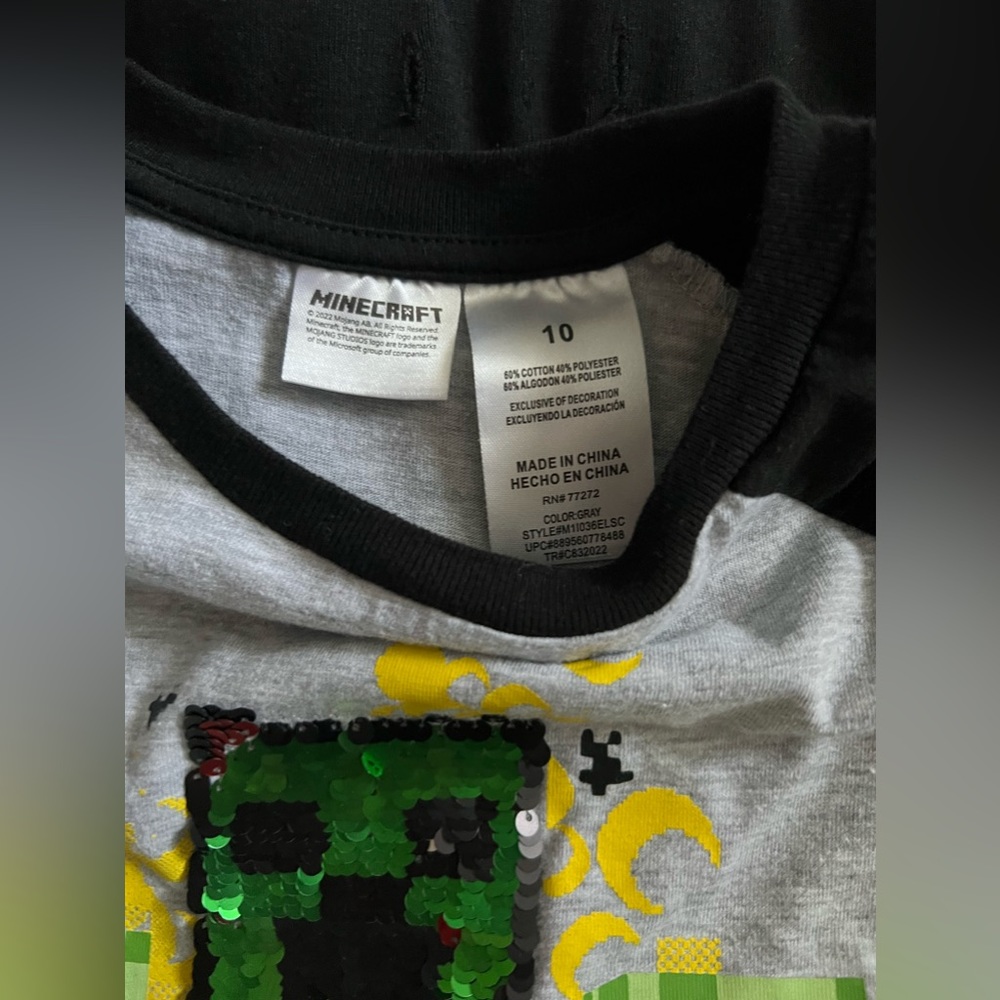 Minecraft set for a boy